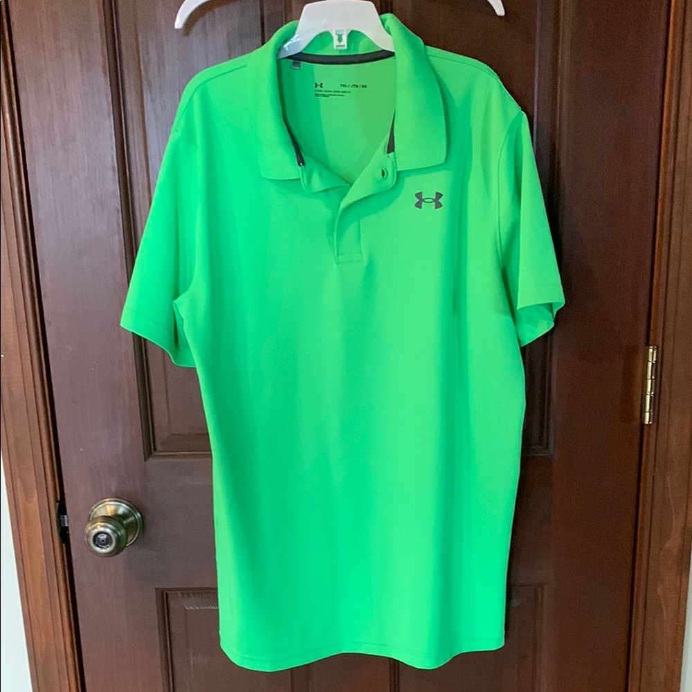 Under Armour Green Performance Polo Shirt